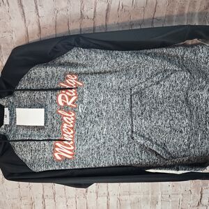 J. America Black and Gray Hoodie